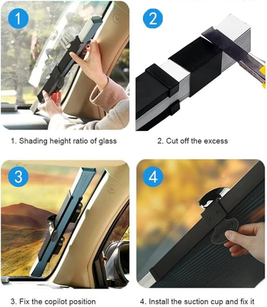 Retractable Car Sun Shade